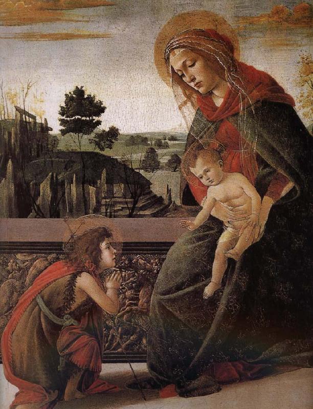 Sandro Botticelli Our Lady of John son and salute oil painting picture